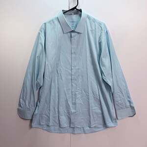 Vitarelli Italy Men's Light Blue Slim Fit Long Sleeve Dress Shirt